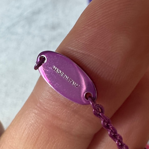 Valentino Garavani Amethyst-Toned Necklace - Picture 3 of 14